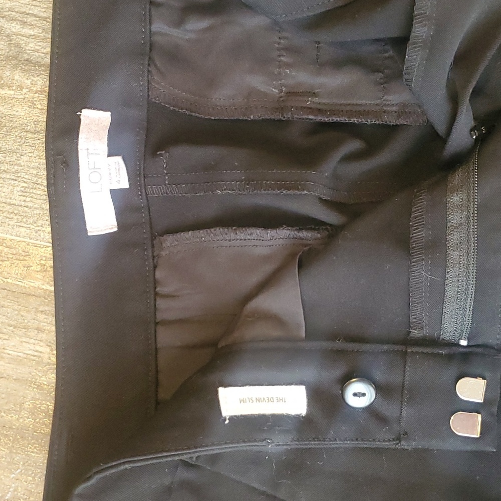 Loft black slacks - Devin Slim - Picture 2 of 3